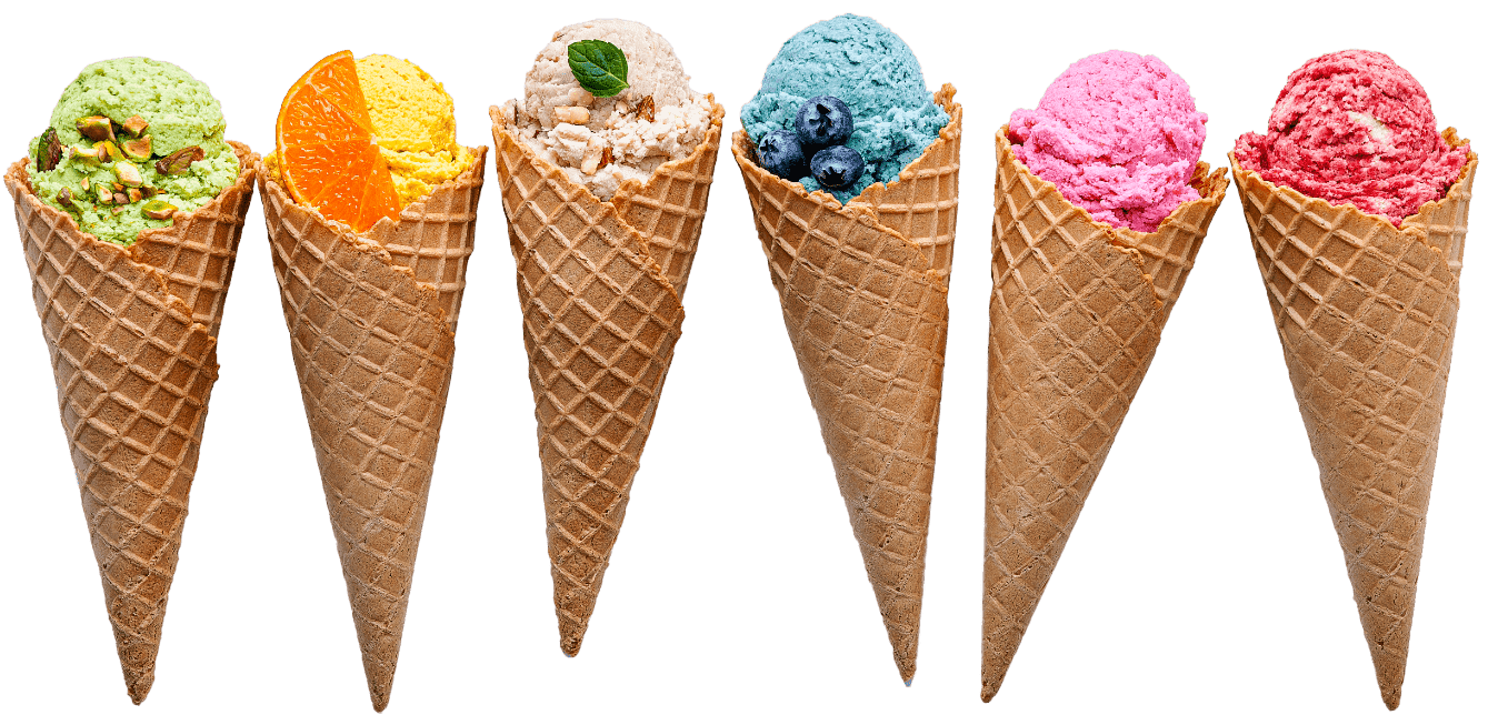 Ice cream cones